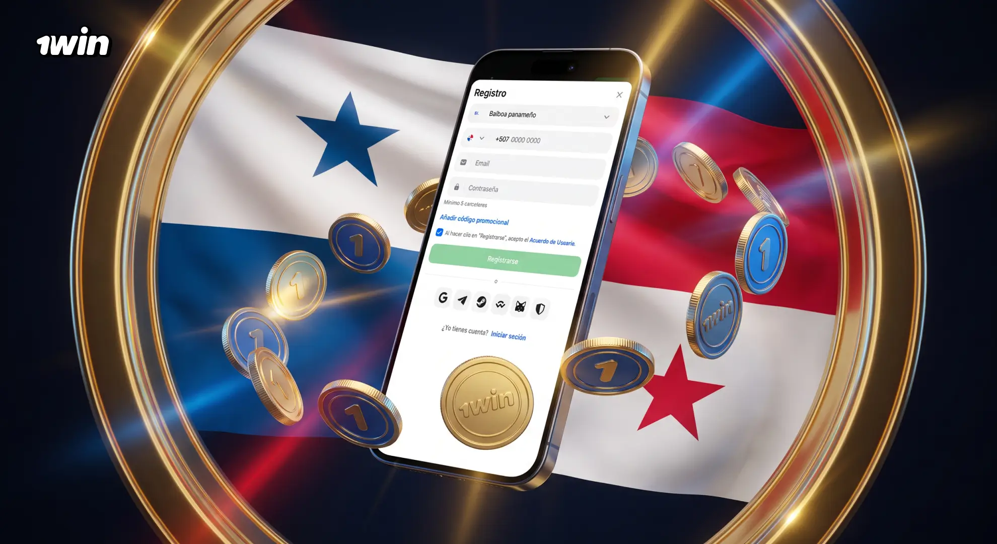 Inicio de sesión en 1win desde Android e iOS